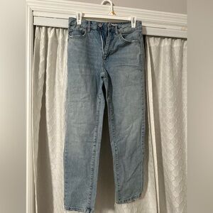 Garage Denim Light Wash Mom Jeans